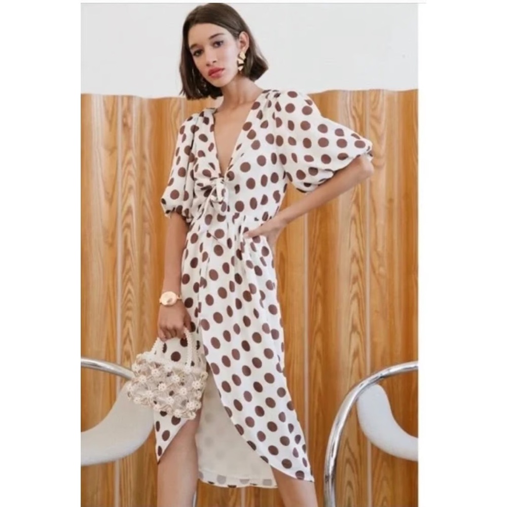 Delfi Collective Polka Dot Tia Dress XS A1